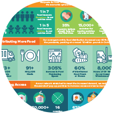 Atlanta Community Food Bank Infographic Sheet